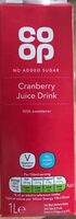 Cranberry Juice Drink