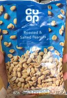 Roasted & salted peanuts