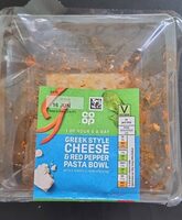 Greek Style Cheese & Red Pepper Pasta Bowl
