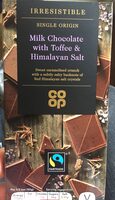Milk chocolate with toffee & himalayan salt