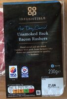 Unsmoked back Bacon Rashers