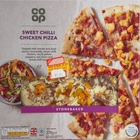 Sweet chili chicken pizza