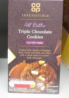GF All Butter Triple Chocolate Cookies