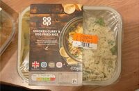 Chicken curry & egg fried rice