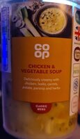 Chicken and vegetables soup