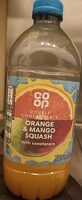 Co op double concentrate orange & mango squash