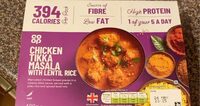 Chicken Tikka Masala with Lentil Rice