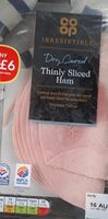 Thinly sliced ham