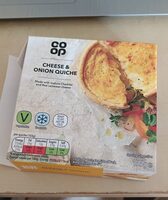 Cheese & Onion quiche