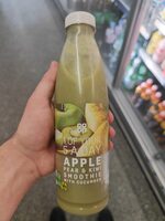 Apple pear & kiwi smoothie with cucumber