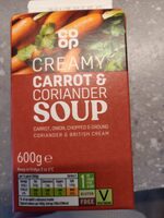 Creamy Carrot & Coriander Soup