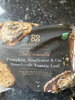 Pumpkin sunflower and oat sourdough loaf