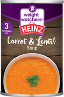 From Heinz Carrot & Lentil Soup