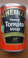 HEINZ cream of tomate soup