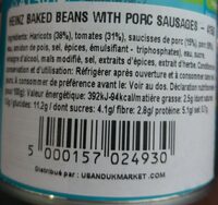 Baked Beans&Sausages200g