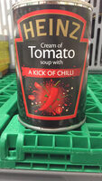 Cream of Tomato soup with A KICK OF CHILLI
