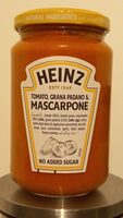 Heinz Tomato, Grana Padano & Mascarpone Pasta Sauce