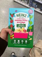 Creamy 'n' Lumpy Summer Fruits Porridge With Iron And Calcium