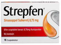 Strepfen Sinaasappel Suikervrij 8,75 mg, zuigtable
