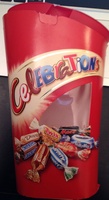 Célébrations - Assortiments de chocolats au lait fourrés et de biscuits enrobés