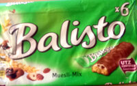 Balisto Muesli chocolade biscuit reep 6-pack
