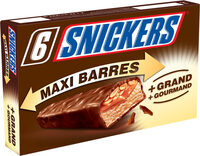 Snickers Maxi Barres glacées x6