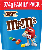 M&M's Crispy 374g FAMILY PACK