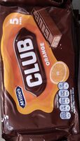 McVitie's CLUB Orange Energy 479 kJ 115 kcal 6% Ea