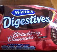 Digestives strawberry cheesecake flavour