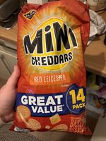 Mini Cheddars Red Leicester Flavour