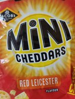 Mini cheddars red Leicester