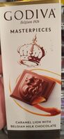 Masterpieces caramel lion with belgian chocolate
