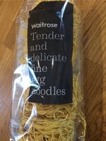 Tender and delicate fine egg noodles