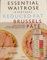 Reduced fat Brussels Pâté