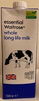 Whole long life milk