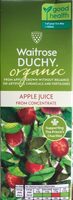 Apple juice from concentrate