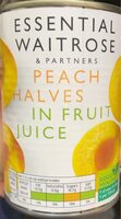 Peach halves in fruit juice
