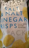 Salt and malt vinegar crisps