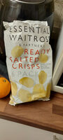 Ready salted potato crisps