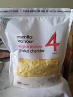 English mature grated cheddar