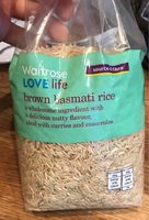 Brown basmati rice