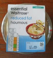 Reduced fat chickpea houmous with sesame seed paste