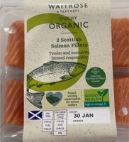 Organic scottish salmon fillets