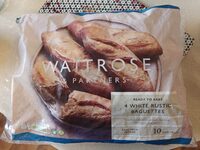 Crisp & rustuc white baguette