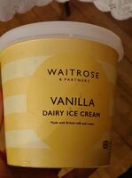 Vanilla dairy ice cream