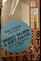 Smoked salmon & soft cheese with lemon & pepper