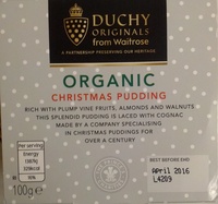 Organic Christmas Pudding