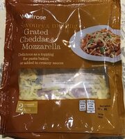 Grated cheddar & mozzarela