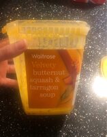 Butternut squash & tarragon soup