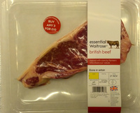 British beef bone in stirloin